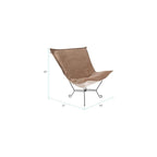 Howard Elliott Collection Puff Chair Pana Sand/Natural