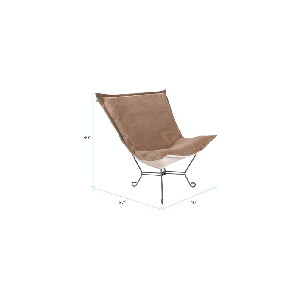 Howard Elliott Collection Puff Chair Pana Sand/Natural