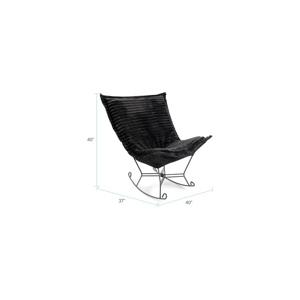 Howard Elliott Collection Puff Rocker Shar Pei Black/Black