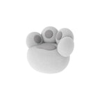 Generic Modern Nordic-Style Lounge Chair – Elegant, Comfortable Living Room Furniture Grey/Pink, 37.79*28.34*29.92in
