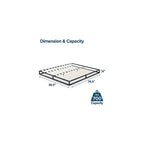 ZINUS Joseph 6 inch Metal Platform Bed Frame, Mattress Foundation, Wood Slat Support, No Box Spring Needed, Sturdy Steel Structure, Queen
