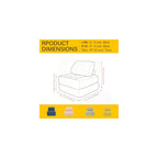 32" Corduroy Beanbag Couch Bed, 2-in-1 Fold Out Chair that Turns into Bed, Cozy Fluffy Floor Sofa with High-Resilience Foam, Space-Saving Sleeper for Living Room, Bedroom, Dorm, Pink (Pink)