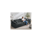 Hobestluk 104" Sectional Sofa Couches 3 Seater Modular Sofa, Boneless Couch, Cloud Couch with Removable Cushion, Modular Sectional Couches for Living Room