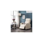 Faux Leather Push Back Theater Recliner Sofa Waterproof Leisure Lazy Single for Living Room Bedroom