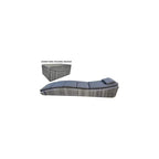 BTEXPERT Set of 2, Foldable Outdoor Chaise Pool Lounge Chairs Folding Wicker Rattan Sun Bed Patio Couch Reclining Lounger Adjustable Padded Backrest Pillow Assembled - Grey - Two