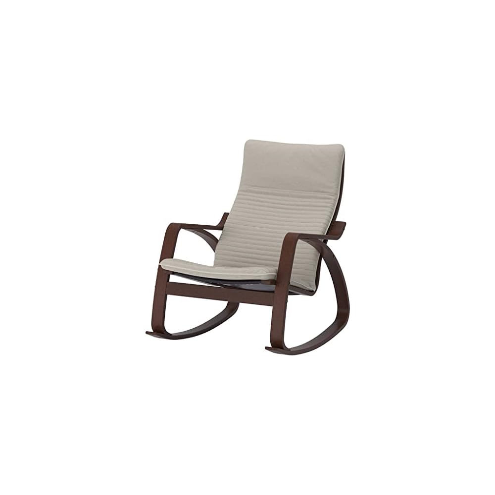 LSLYTQ Indoor Rocking Chair, Rocking, Metal Frame, Mid Century Armchair, Fabric Upholsted Reclin, Multi-Color Options, for Living Room, Bedroom