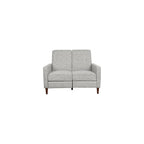Christopher Knight Home Denison Tufted Loveseat Pushback Recliner - Wheat/Dark Espresso