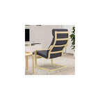 ProTuning POÄNG Armchair, birch veneer/Skiftebo dark grey