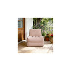 32" Corduroy Beanbag Couch Bed, 2-in-1 Fold Out Chair that Turns into Bed, Cozy Fluffy Floor Sofa with High-Resilience Foam, Space-Saving Sleeper for Living Room, Bedroom, Dorm, Pink (Pink)