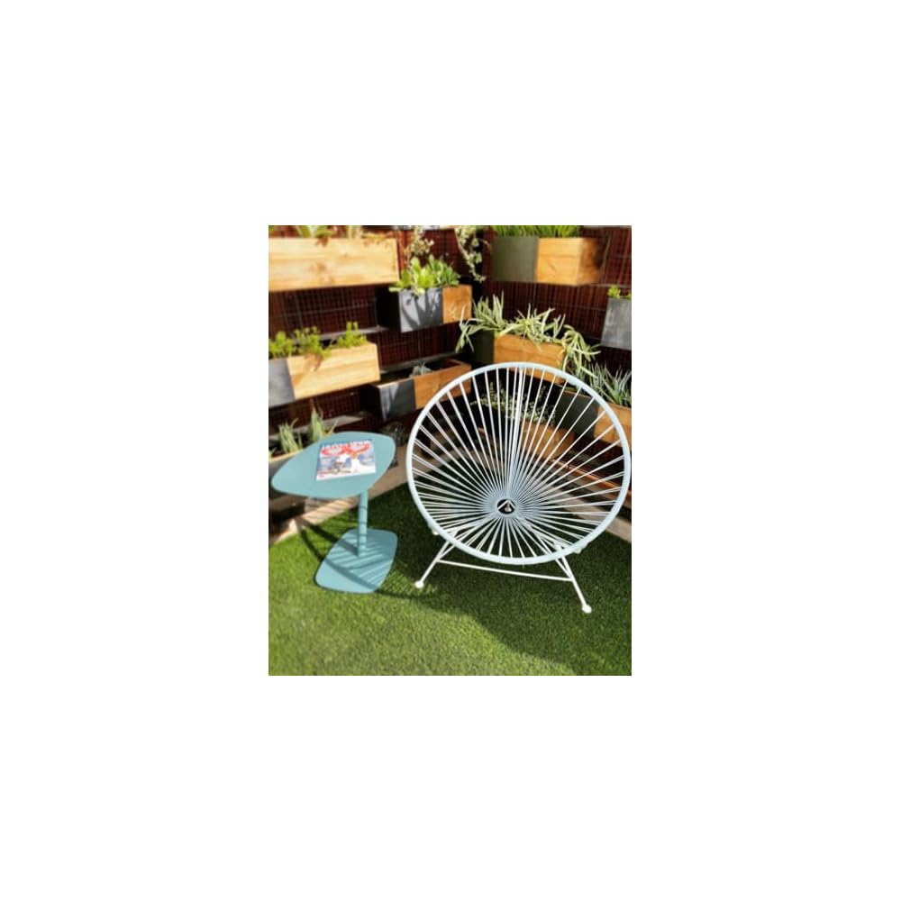 Innit Designs Innit Chair, Black Weave on Chrome Frame