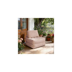 32" Corduroy Beanbag Couch Bed, 2-in-1 Fold Out Chair that Turns into Bed, Cozy Fluffy Floor Sofa with High-Resilience Foam, Space-Saving Sleeper for Living Room, Bedroom, Dorm, Pink (Pink)