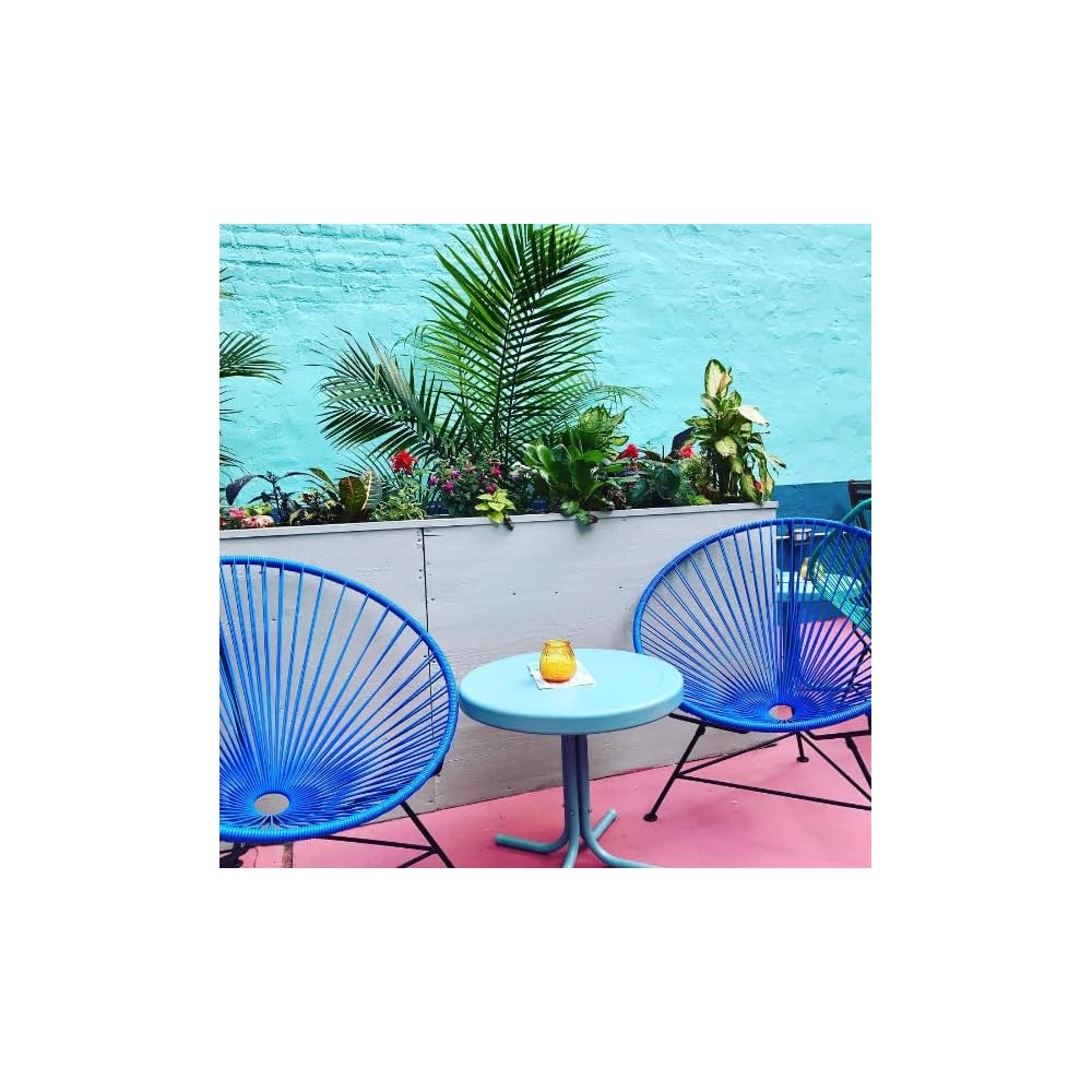 Innit Designs Innit Chair, Black Weave on Chrome Frame