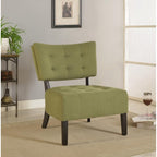 Furniture of America Allio Contemporary Upholstered Accent Chair, Green